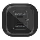 Dual USB-C GaN Wall Charger with PPS 45W, , hi-res